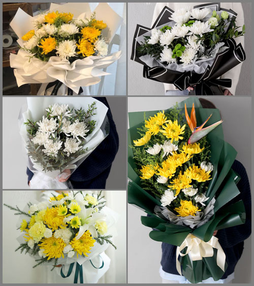 湖南永州道县白马渡镇白事花束代送